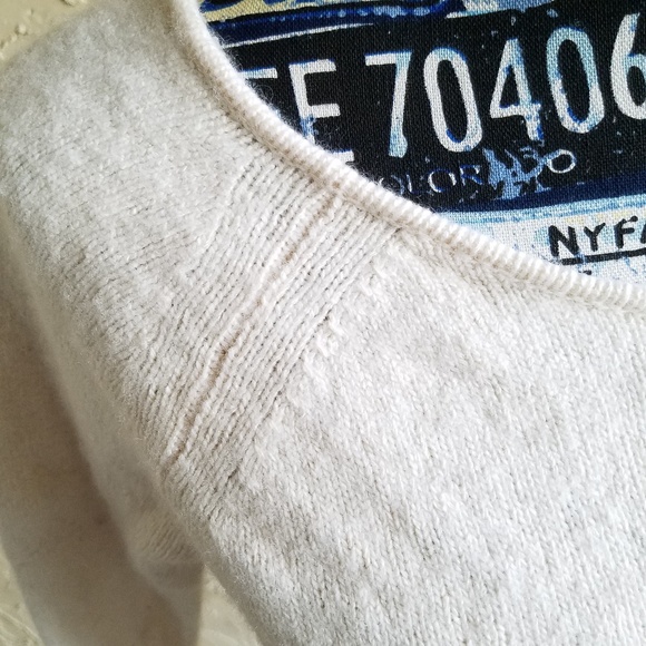 J. Crew Wool sweater L cream - Picture 4 of 6